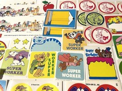 Lot of 100 Vintage Teacher Reward Stickers COOL LOT 70s 80s 90s 1980s Teech Um +