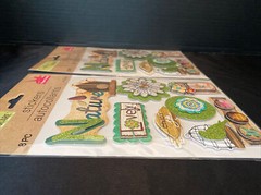 Crafter’s Square Nature Glitter 3-D Pop Up Stickers 16 Pcs Set Of 2