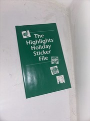 Vintage Highlights For Children Magazine Sticker File Box & Holiday Stickers Lot