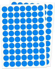 1″ Colored Dot Stickers 1050 PCS Circle round Stickers Colored Coding Labels (Co