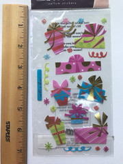 EK Success Sticko Birthday Scrapbook Stickers Lot Balloons Baking Gifts Numbers