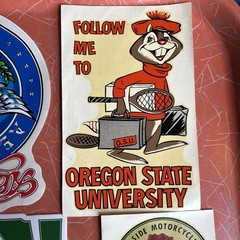 Mixed Lot Of 12 Vintage Stickers, Advertising, Snow Boarding, Aerosmith, OSU+