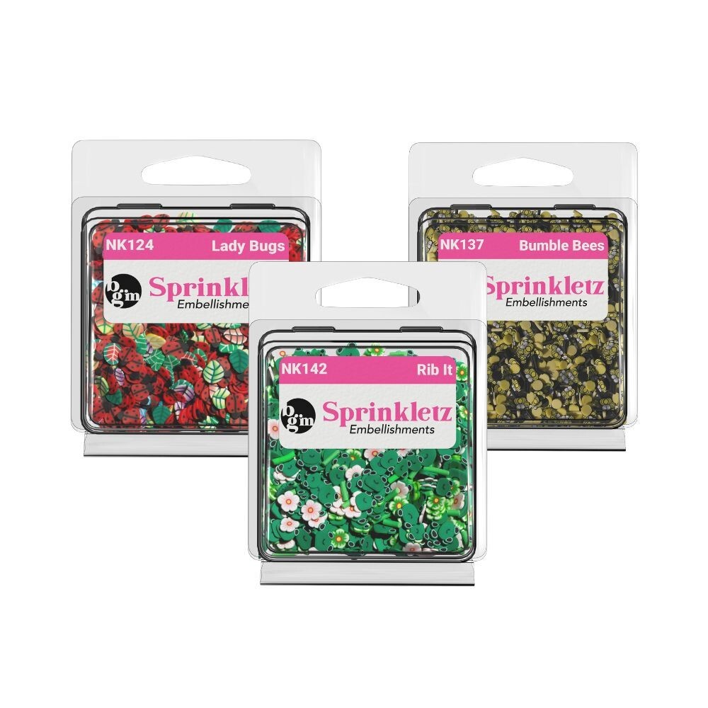 Sprinkletz Bugs Bundle Tiny Polymer Clay Pieces for Crafts BUGS BUNDLE