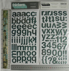 CINNAMON Glossy Foil ROBIN’S EGG BLUE Chipboard 24-40mm High & 6-35mm Wide L2RM