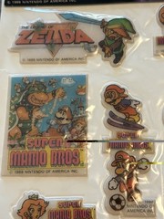 Nintendo Video Games 1988 Vintage Puffy Stickers Mario Punch-Out Zelda Rad Racer