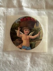 Vintage Mrs. Grossmans Cherub Stickers By The Yard Medium Size Victorian 80’s