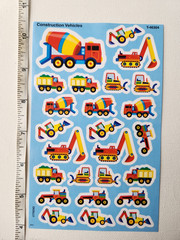 Trend stickers 1 sheet – construction vehicles