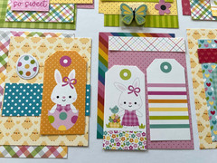 #K119 – HAPPY SPRING EASTER DOODLEBUG SCRAPBOOK GREETING CARD KIT 35pcs – A2 A6
