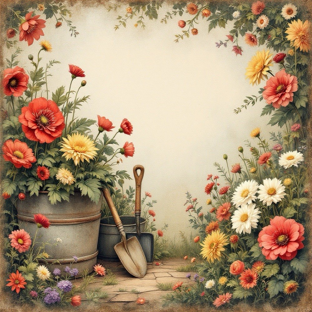 Spring Floral Flowers Decoupage Rice Paper For Ornament-Wood Art A4 1 Sheet