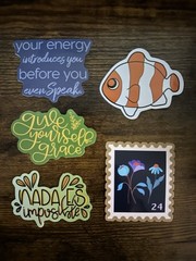 Lot of 15 Positive Affirmation Stickers Smile Happy Love