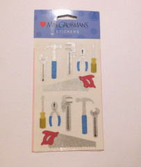 Mrs. Grossman’s Lot of 2 Sticker Sheets Brand New in Package ~Tools~ HTF RARE