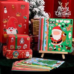 48 Sheets Christmas Stickers for Kids, Make a Face Stickers for Christmas Party