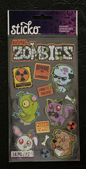 HALLOWEEN 3-D Stickers Jolee~Sticko~Animal Zombies~Jack-O~Lantern~GHOSTS~Witch