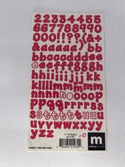 Creative/Making Memories ABC/123 Bold Large Number and Letter Stickers 7 Sheets
