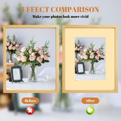 Picture Frame Mats 15 Pack 8×10 for 5×7 Photos Mixed Colors Bevel Cut Art Displa