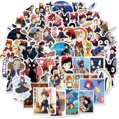 Kiki’s Delivery Decal Vinyl Sticker anime Manga Cartoon Cat Pack 50pc Pack Lot
