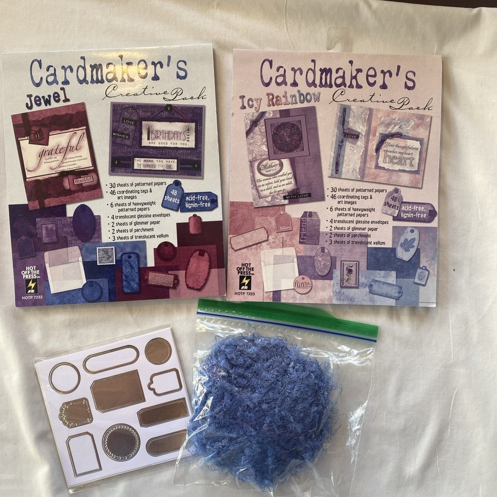 HOTP Sarabooks & Paper Pizazz Scrapbook or Junk Journaling Fiber Pack, Paper Kit