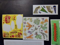 Vintage – Stickers – Variety – some missing as shown – comes as a set as shown