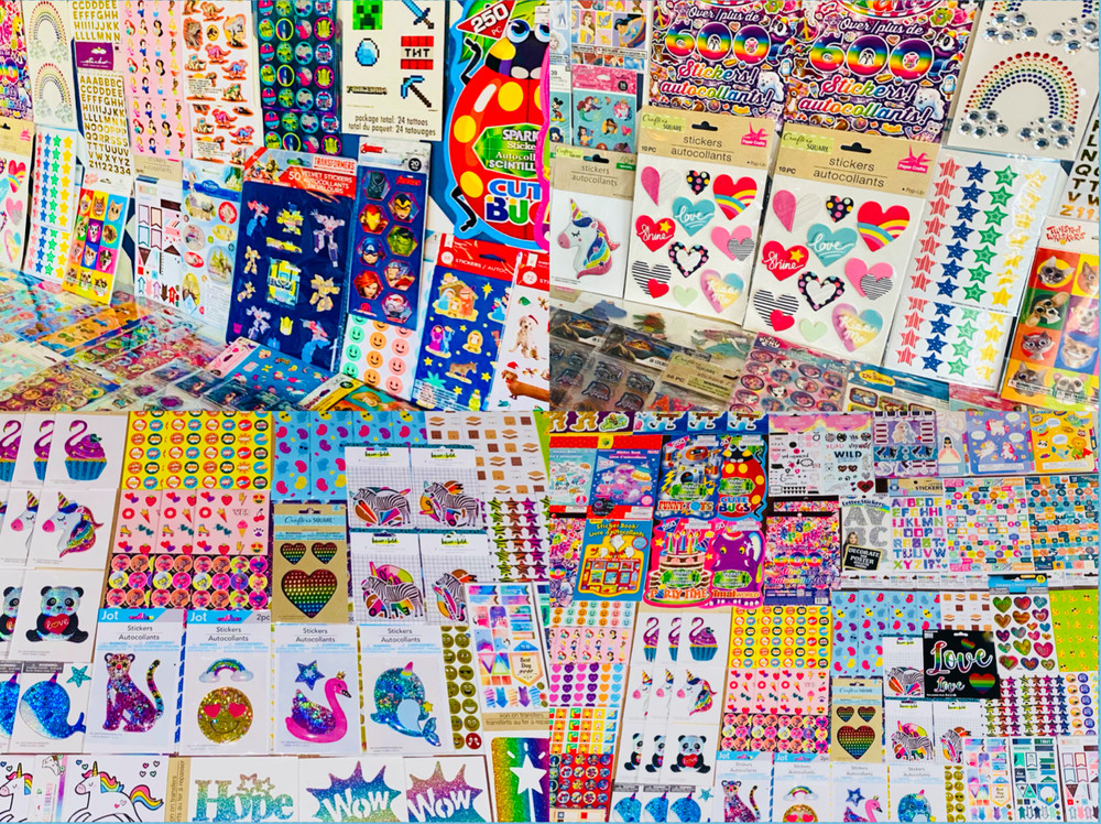 1079+ Pcs. Stickers Happy Planner Craft Scrapbook Journal Art Themes Decorate!