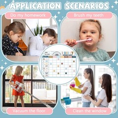 Magnetic Reward Chart for Kids at Home Boho Rainbow I Did It Motivate Behavio…