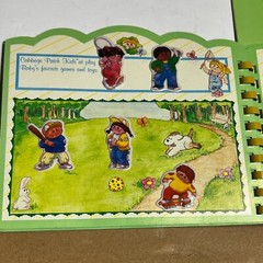 Vintage 1983 Cabbage Patch Kids Puffy Sticker Book Diamond Toys Used Stickers