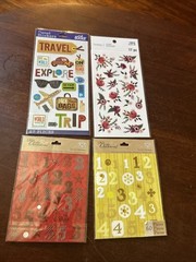 Themed Scrapbooking Stickers Lot Of 4 Sticko Recollections Ek Success