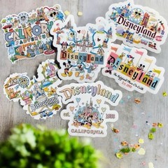 Sticker Pack | Disneyland | Water Resistant | Clear