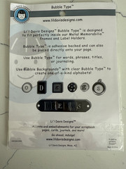 Li’l Davis Designers Accent/Embellishment Uppercase Complete Bubble Type Letters