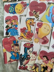 Vintage Style Retro Valentine Die Cut/Gift Tag~50 Pc-Silly Old Fashioned & Fun!