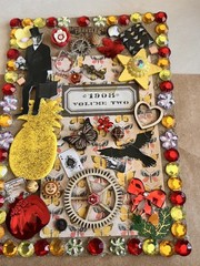Junk Journal Ephemera. Set Of 5 Paper Cards With Envelopes