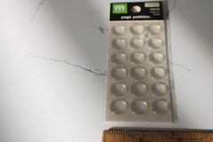 Making Memories Details Circle Medium Blank Page Pebbles Scrapbooking Crafts