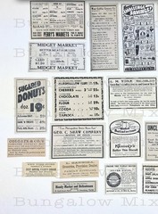 MARKET GROCERY 24pc LOT A Junk Journal Ephemera Paper Pack Vintage