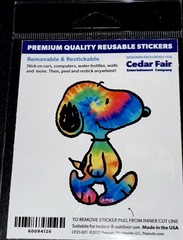 SNOOPY STICKER✨🧡💛💚🩵💙✨4 1/3” X 3 1/2”✨REMOVABLE & RESTICKABLE✨🐶✨CUTE✨