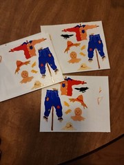 VTG Lot 10 Sheets Fall, Autumn, Halloween, Thanksgiving, Fall Festival Turkey
