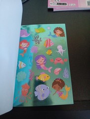 STICKERBOOK FOR KIDS 18 SHEETS A5 MERMAID (B)