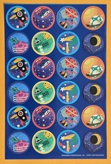 Themed / Astronomy Sticker Sheet.