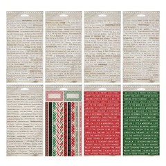 Tim Holtz Idea-ology STICKER BOOK – CHRISTMAS – 6 Sheets (432 Stickers) TH94415