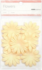 Paper Flowers, Cream, 25/pk, 5cm, scrapbook – Kaisercraft 826