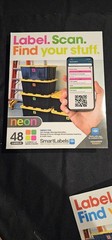 Smart Labels QR Code Stickers Pack of 48 Neon Made in USA – QR Code Labels fo…