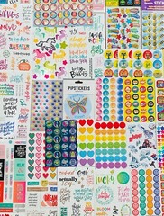 Sticker Collection GIRLY STUFF Album Collage Scrapbook Supplies Kid Squad 887+