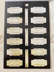 RECOLLECTIONS HALLOWEEN STICKER BOOK 12 SHEET 111 PC BOTTLE JAR POTION LABELS