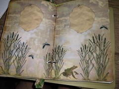 Pond Life Junk Journal Scrapbook USA Seller