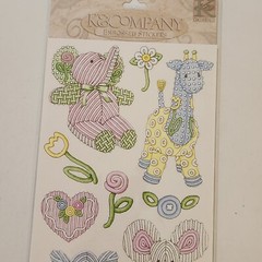 NEW Lot 7 Pkgs BABY BOY Stickers Rub-Ons Transparency Making Memories Daisy Ds-Z