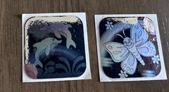 Vintage 90s Holographic Stickers – Set of 7