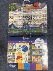 2 NEW Sealed Vintage Sandylion Sticker Boxes 3500 Stickers Disney Pooh + Variety