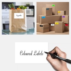 Rectangle Labels Sticker 3×5 Inch Vinyl Floor Stickers Color Coding Name Tags…