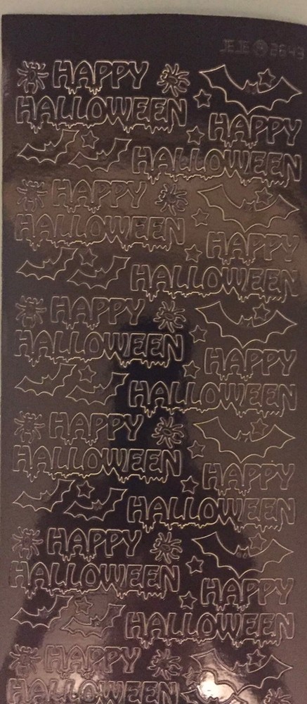 Outline Sticker – Happy Halloween – 264313 bk/bk