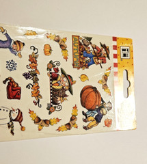 Mary Engelbreit Stickers ~Autumn and Winter~ 2 Sheets Sealed Pack 2000 READ