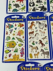 11 Animals & Ocean Life Sticker Sheets Mello Smello Sharks Kittens Puppies NOS