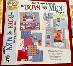 «Baby Boy» Theme Scrapbooking 12×12 Paper & Embellishments; New